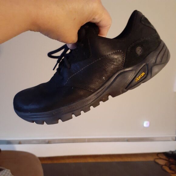Hi-Tec shoes men's 8.5  black leather V-Lite walk light Witton walking shoe - Picture 4 of 9